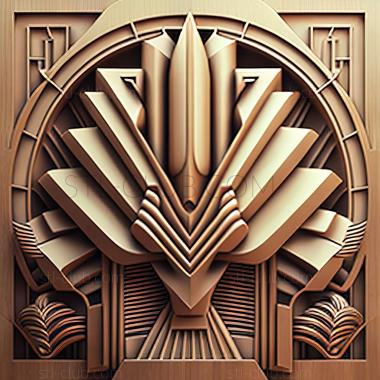 3D model art deco (STL)